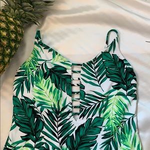 Open back One Piece Swimming Suit
